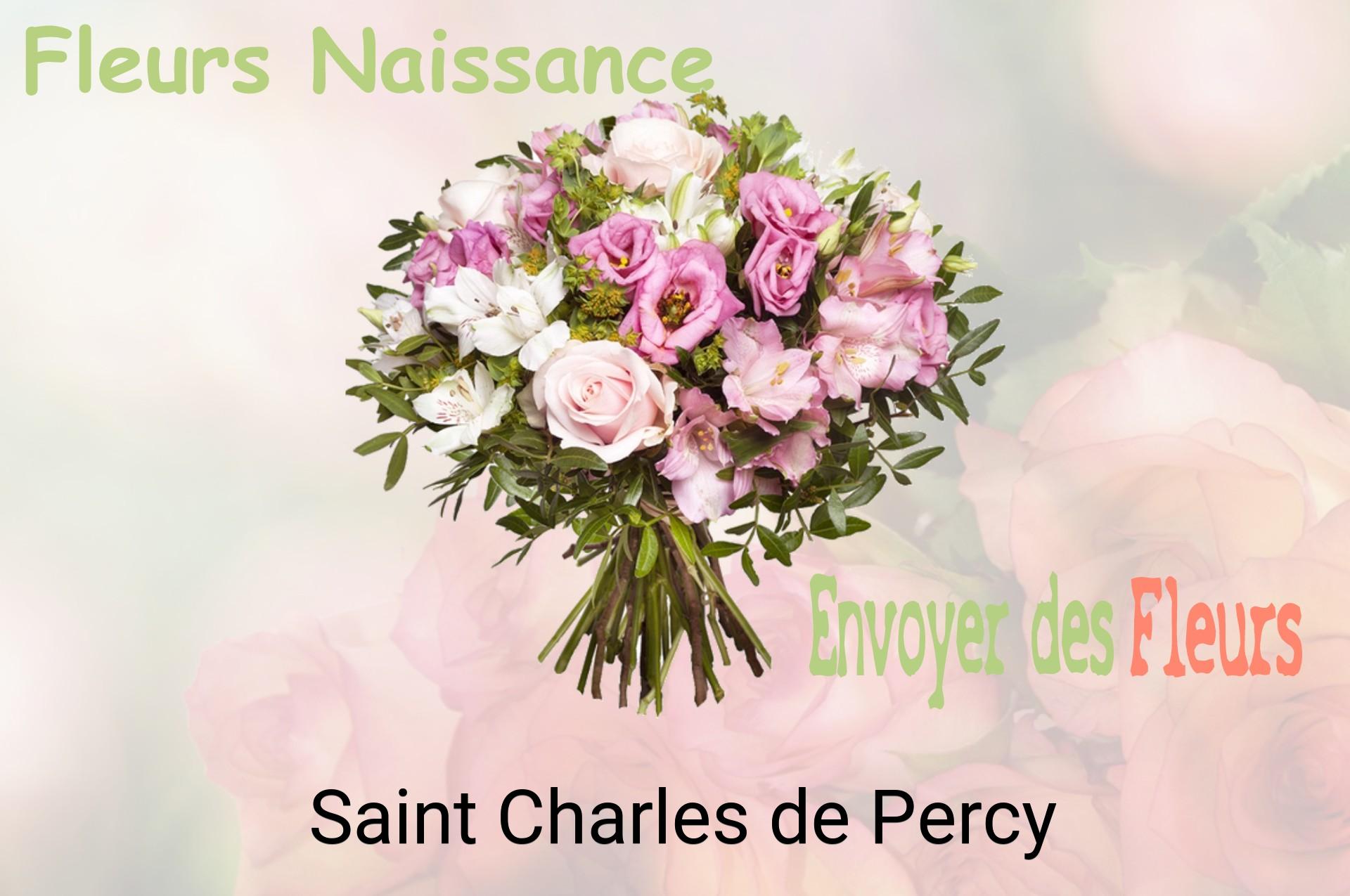 Bouquet de fleurs de naissance livré à Saint-Charles-de-Percy